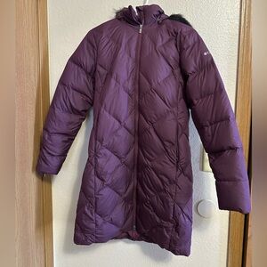 Columbia Purple Puffer Coat